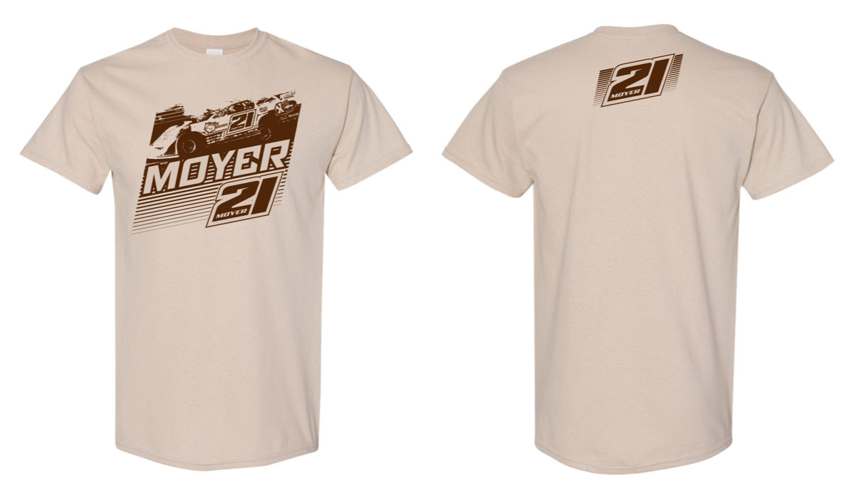 Tan Moyer #21 Lines Short Sleeve Tee
