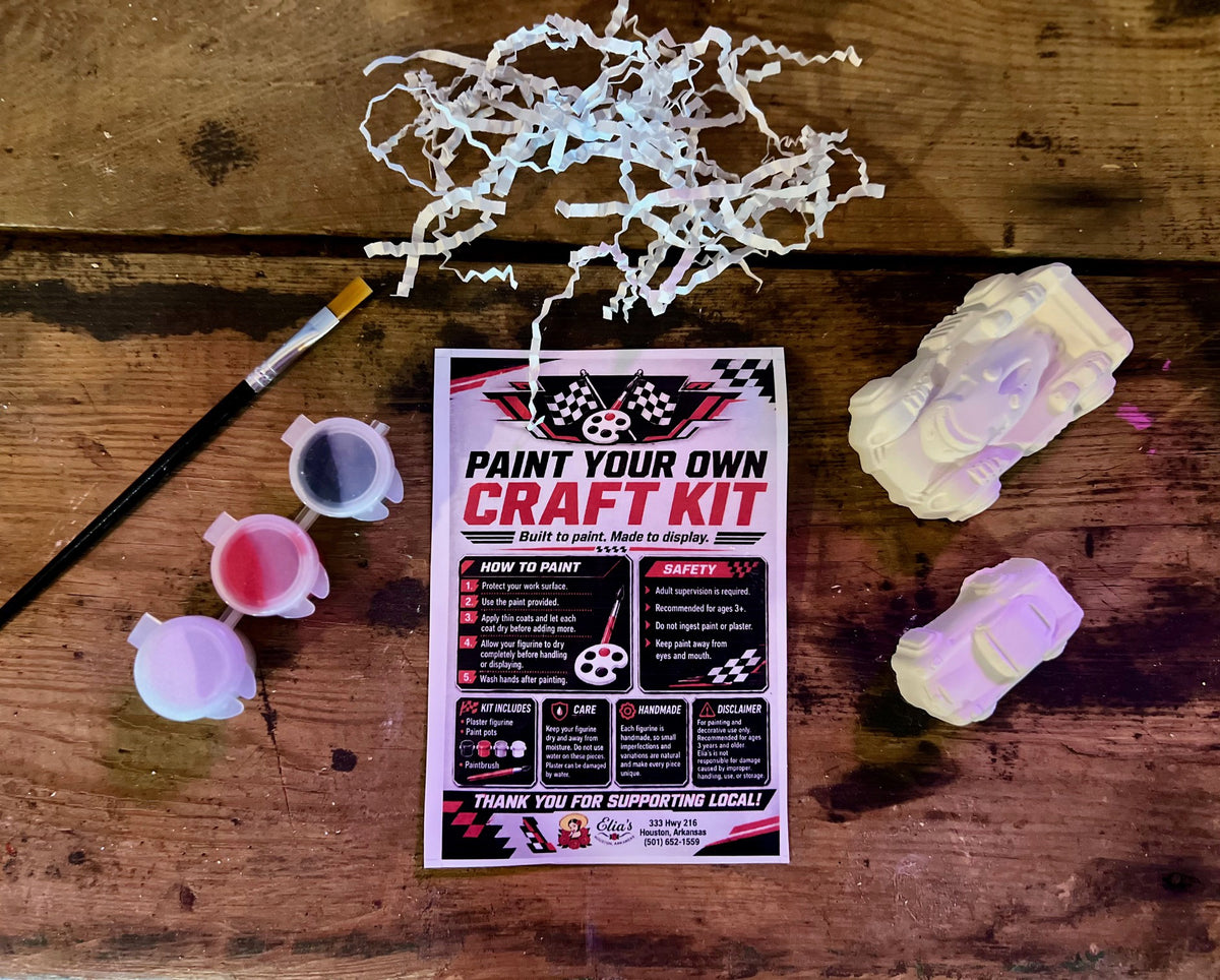 Paint Your Own Race Car Craft Kit