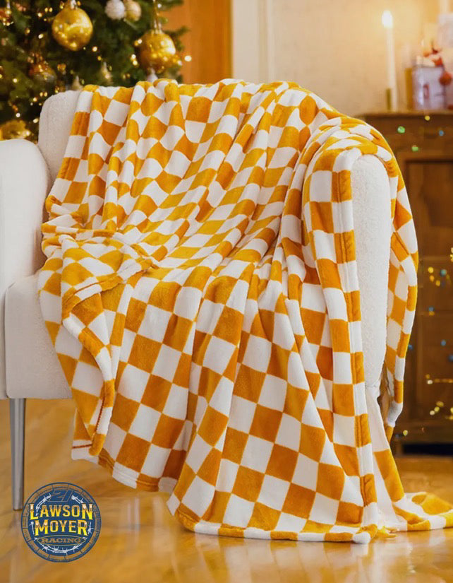 Checkered Soft Throw Blanket (47" x 78")