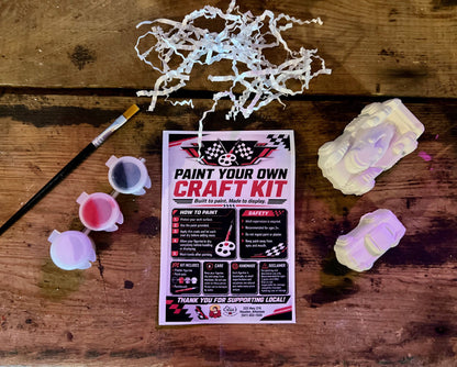 Paint Your Own Race Car Craft Kit