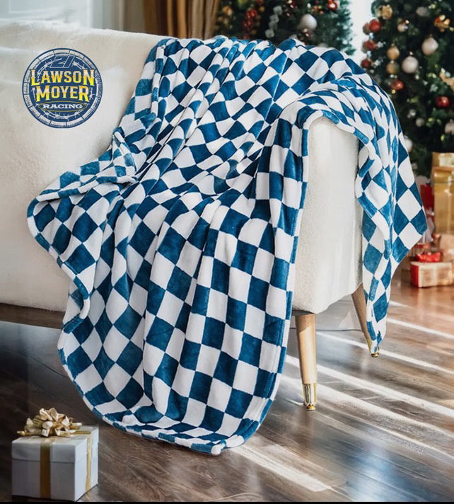 Checkered Soft Throw Blanket (47" x 78")