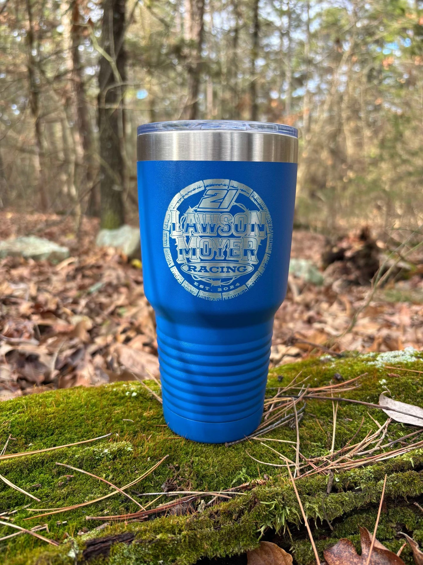 Royal Blue Lawson Moyer Racing 30 oz. Tumbler